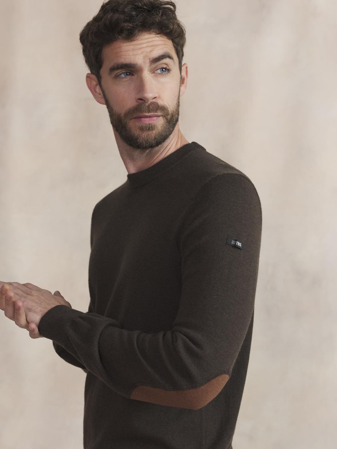 Pull Homme Brun MALIKRON