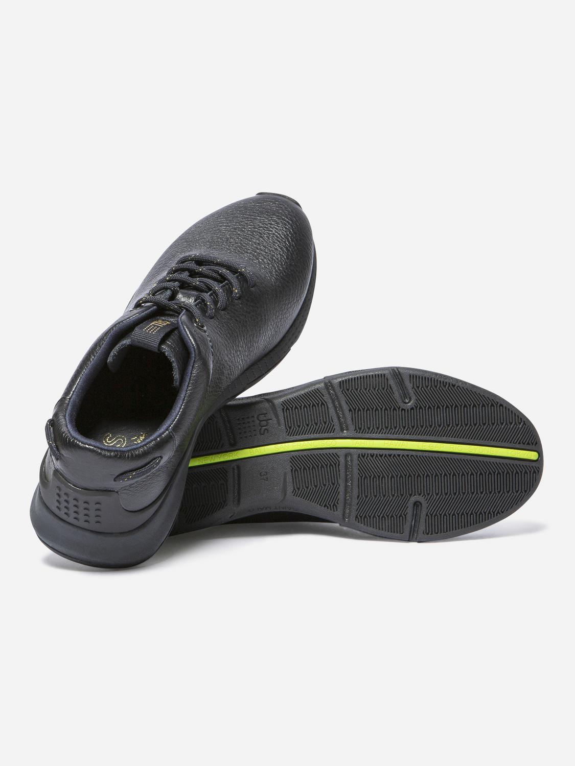 Tennis Femme Confort Cuir Marine Tennis Femme Confort Cuir Marine