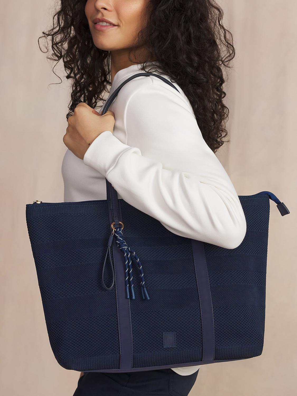 Sac Cabas Femme Knit Recyclé Marine