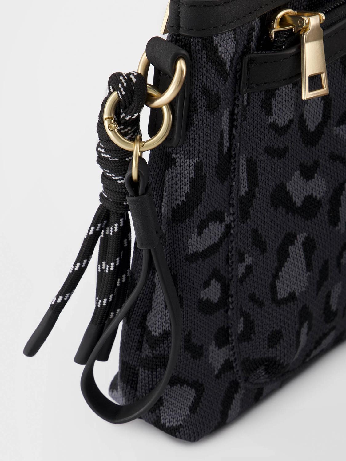 Sac Bandoulière Femme Knit Recyclé Noir JAZAPOCH Sac Bandoulière Femme Knit Recyclé Noir JAZAPOCH