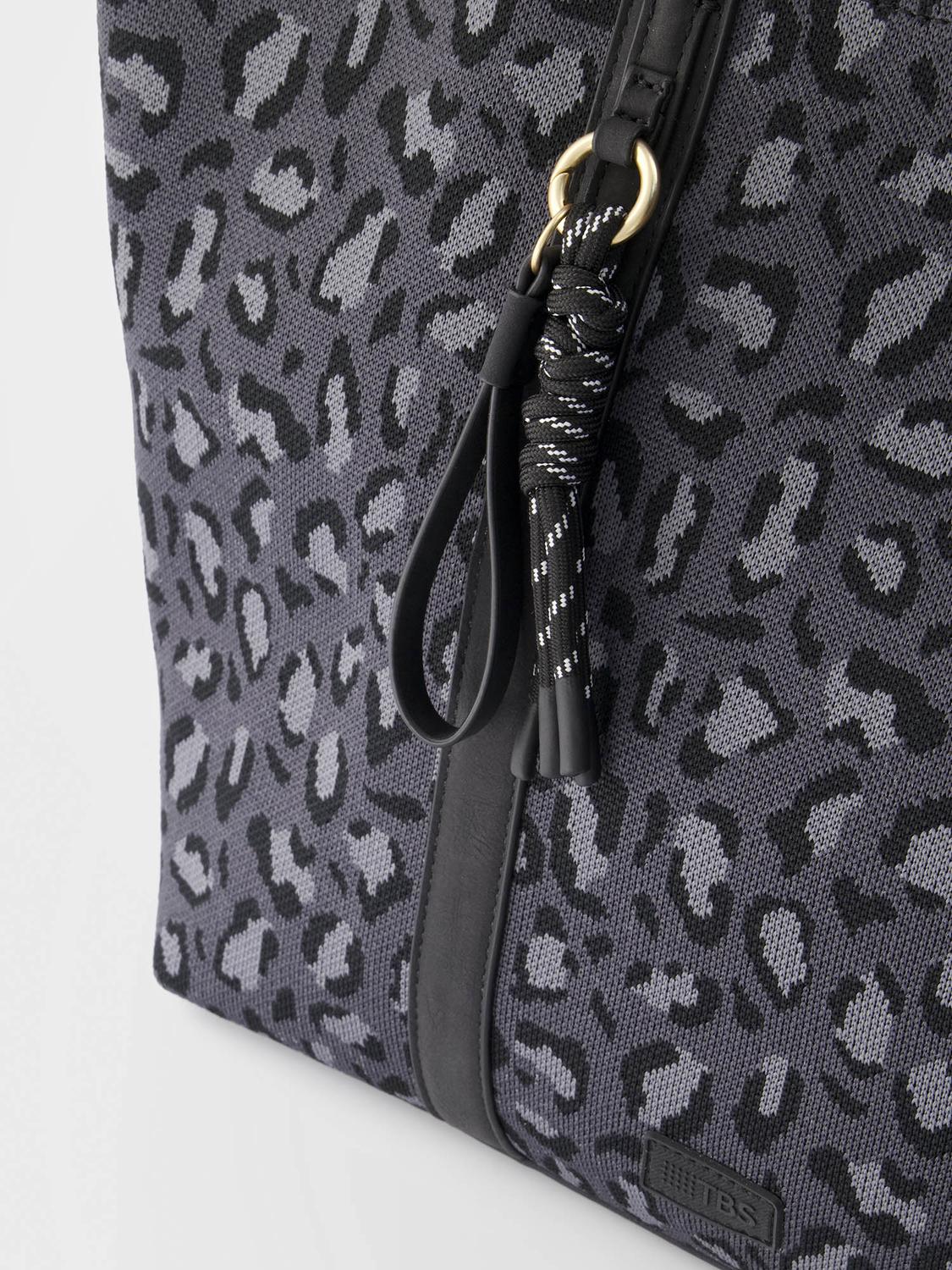 Sac Cabas Femme Knit Recyclé Noir JAZACABA Sac Cabas Femme Knit Recyclé Noir JAZACABA