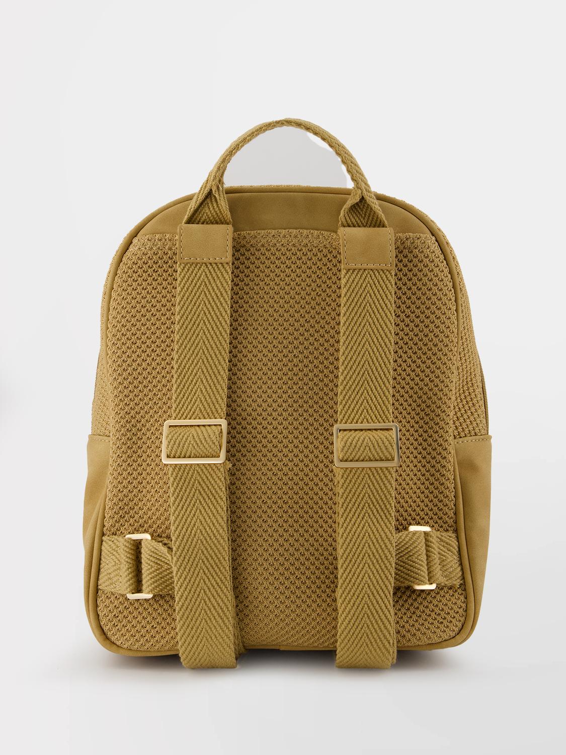 Sac à dos Femme Knit Recyclé Café JAZABAG