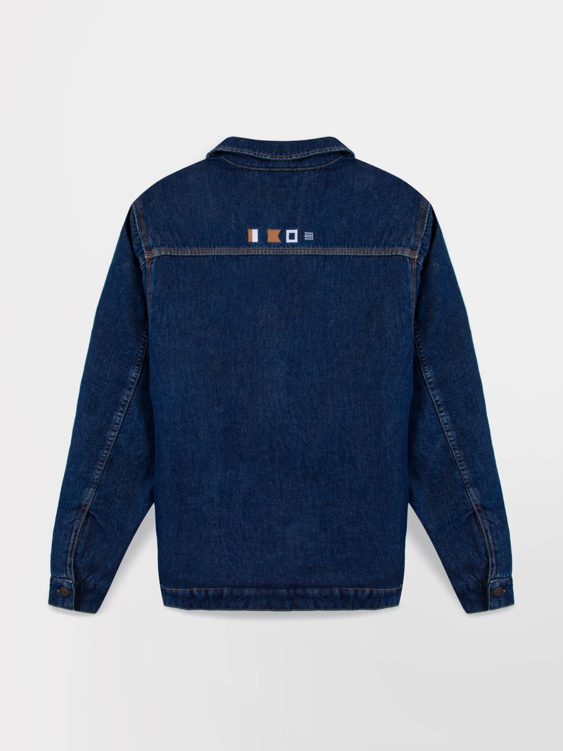 Veste Indigo Avec Manches Bleu MANKIVES Veste Indigo Avec Manches Bleu MANKIVES