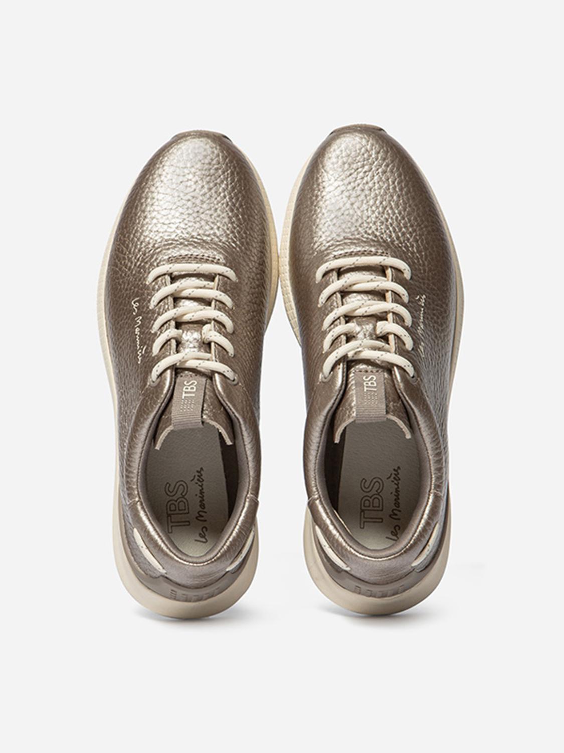 Tennis Femme Confort Cuir BronzeJAZZRUN Tennis Femme Confort Cuir BronzeJAZZRUN