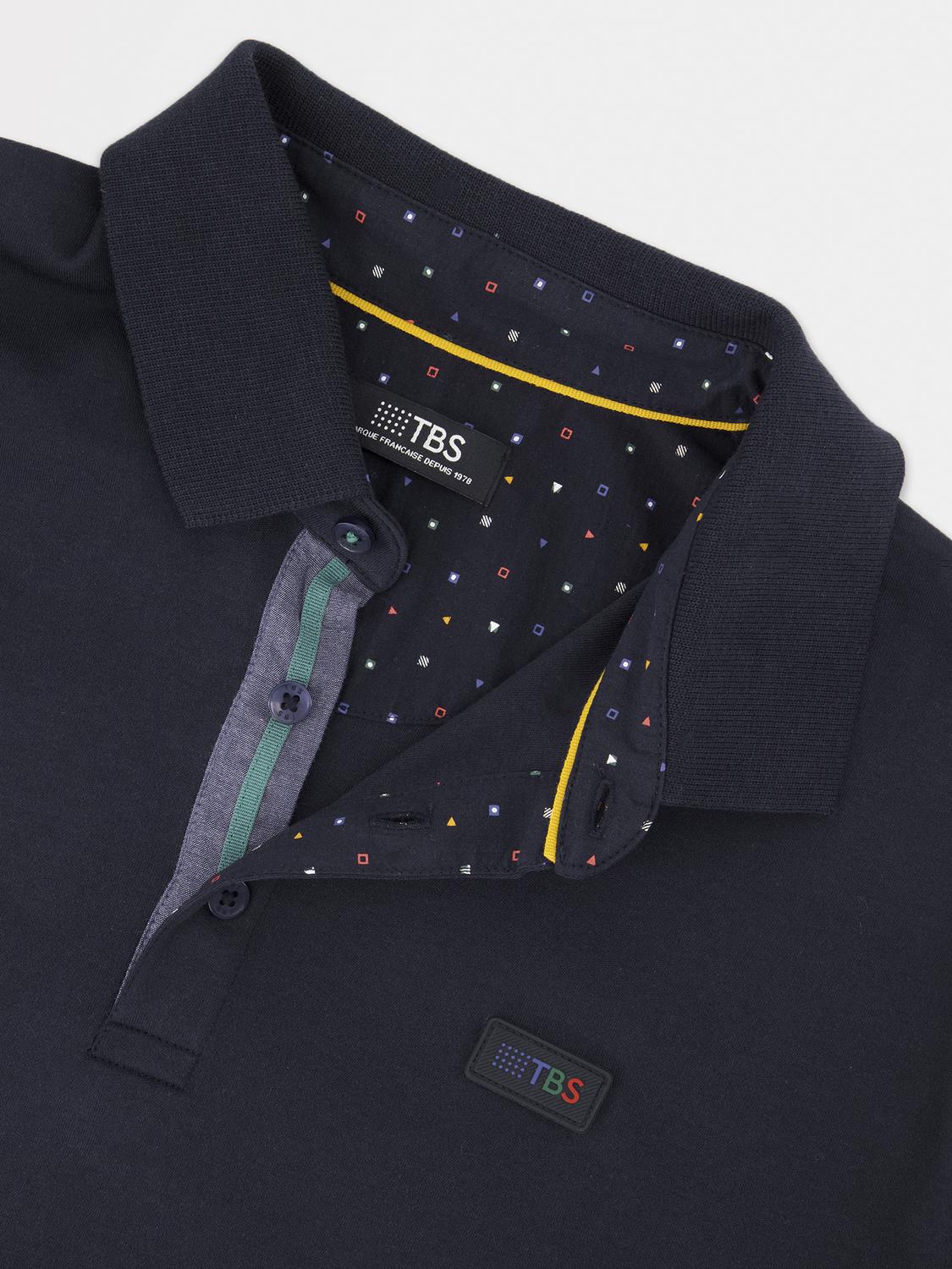 Polo Marine Manches Longues Bleu BARZIPOL