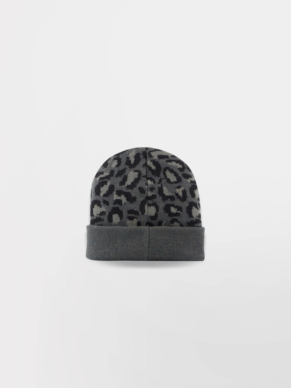 Bonnet Leopard noir SASHABON