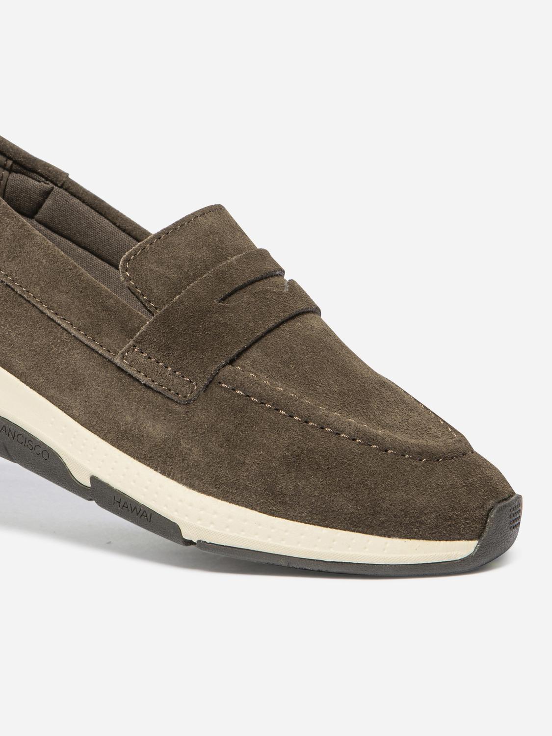 Mocassin Femme Cuir Chocolat JELIMOC