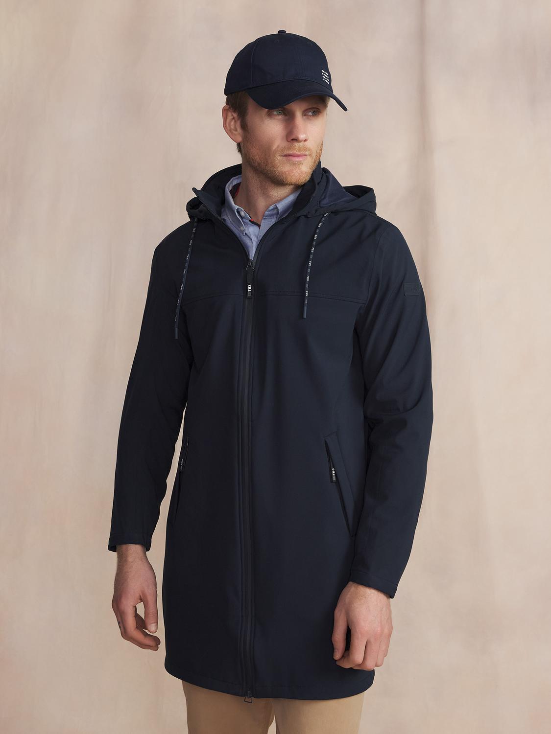 Manteau Marine Avec Manches Bleu ILYANMAN Manteau Marine Avec Manches Bleu ILYANMAN