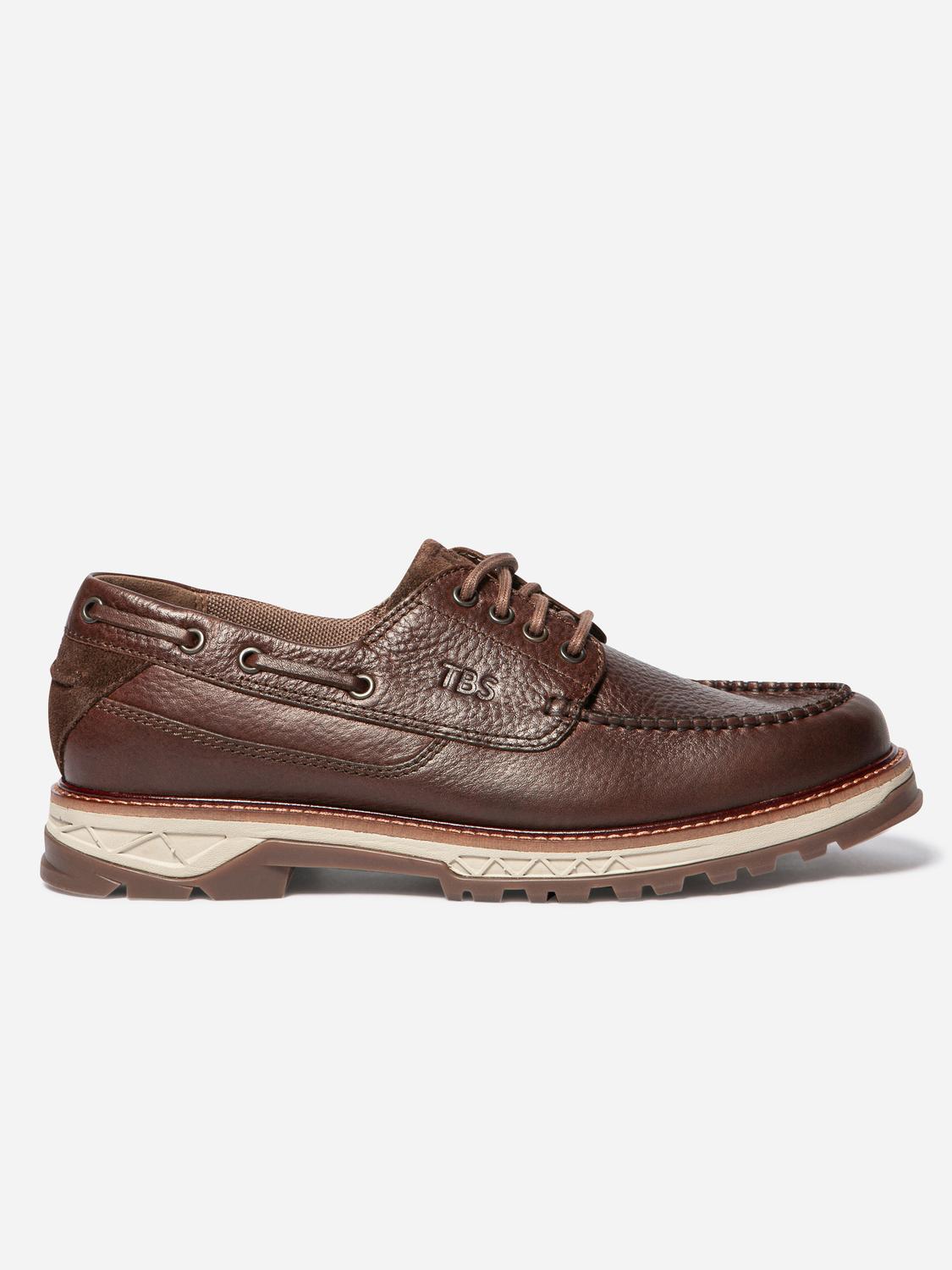 Chaussures Bateau Homme Semelle Epaisse Cuir Marron MERCURY Chaussures Bateau Homme Semelle Epaisse Cuir Marron MERCURY