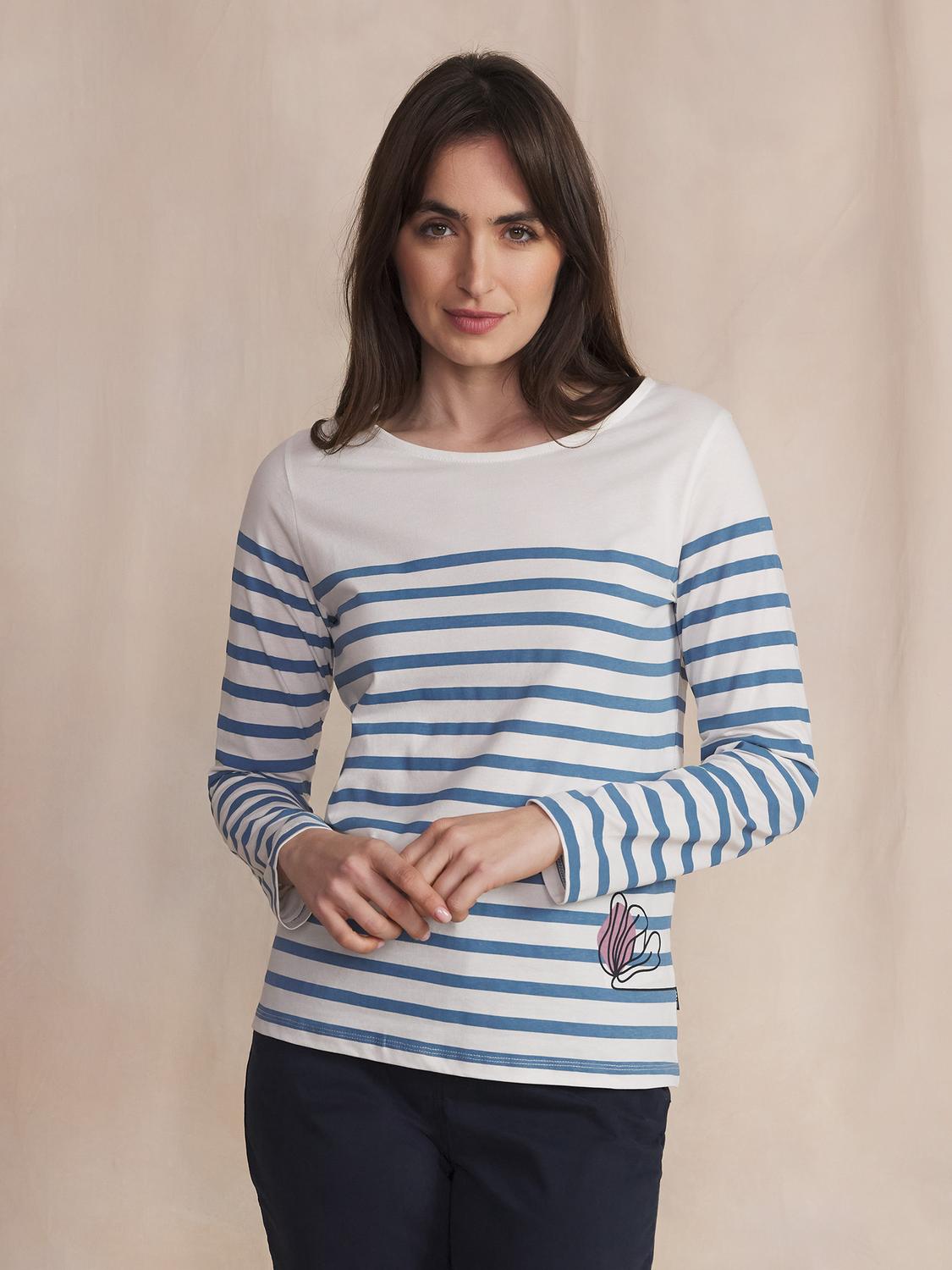 Tee Shirt Celeste Manches Longues ALISATEE Tee Shirt Celeste Manches Longues ALISATEE