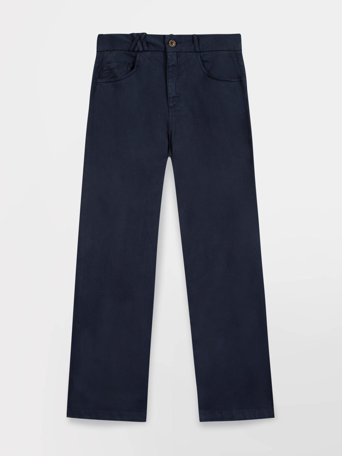 Pantalon Femme Gabardine Navy SINTAPAN