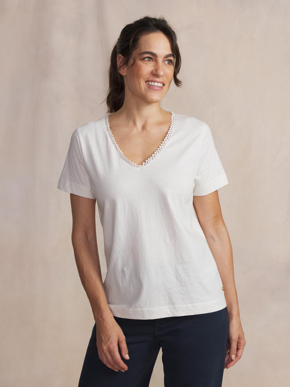 Tee-shirt en maille femme arctique ADAMAVER