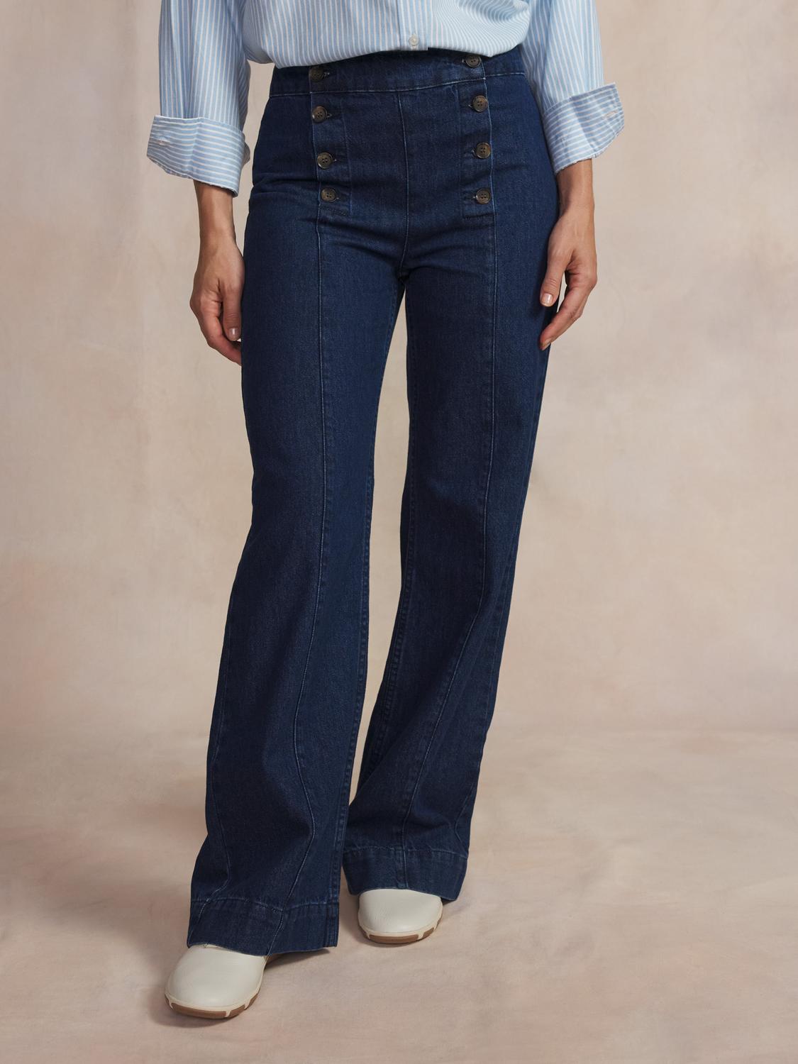 Pantalon femme indigo JADDEPAN