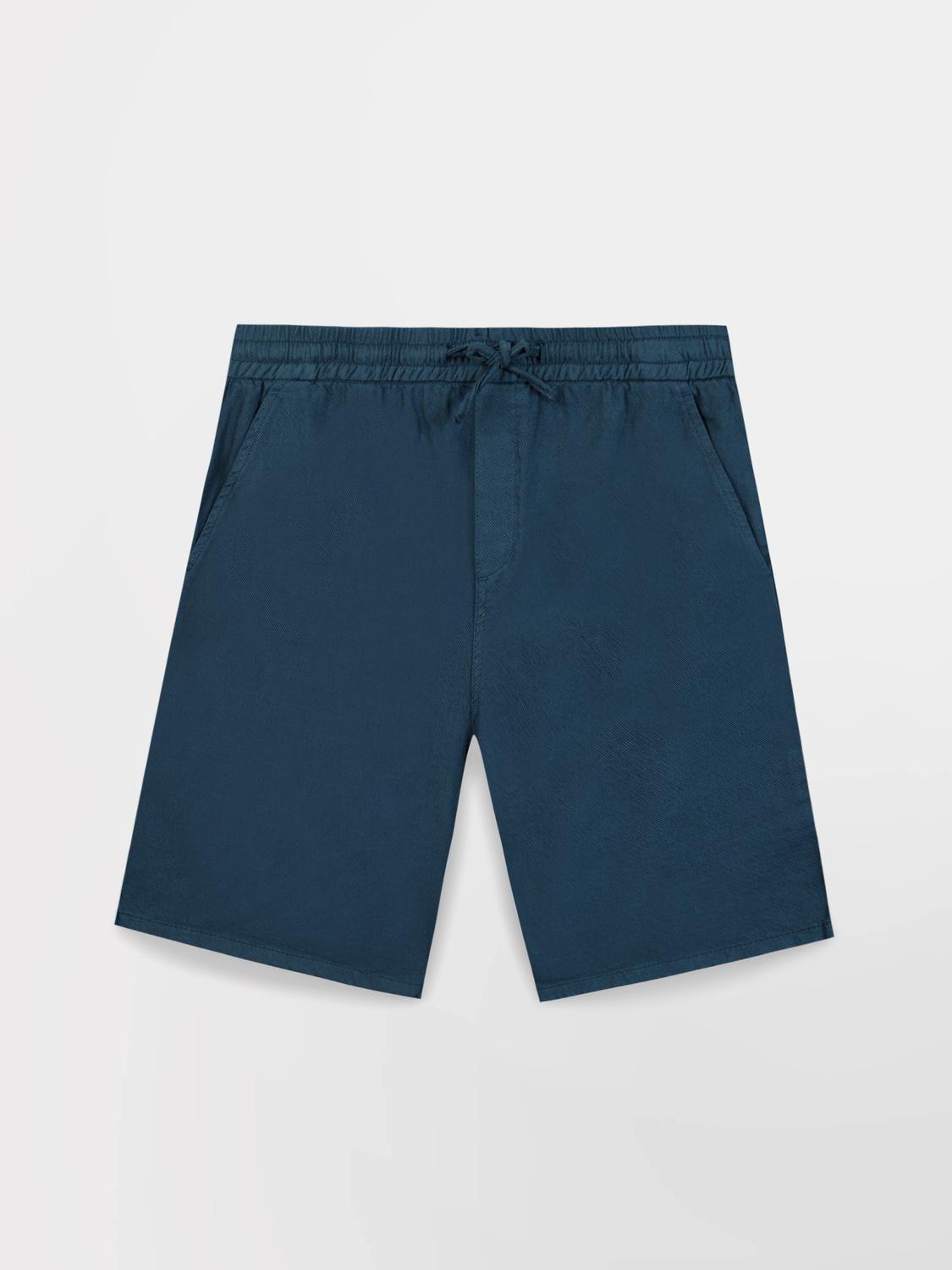 Bermuda homme bleu marine Coton lin FILEPBER