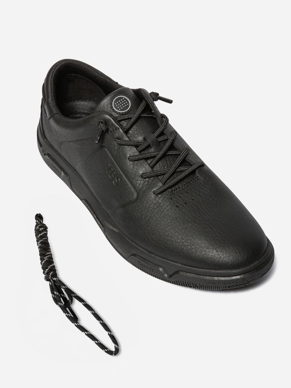 Tennis Homme cuir Noir GELAZZY