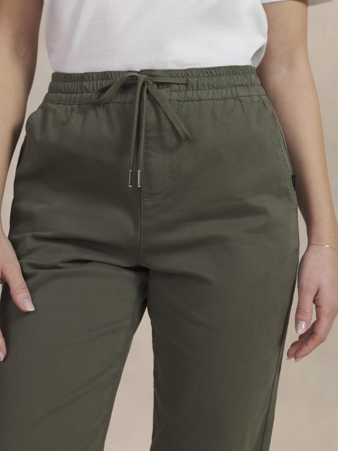 Lichen Source Pantalon Femme Taille Élastiquée Lichen SINTAJOG - TBS