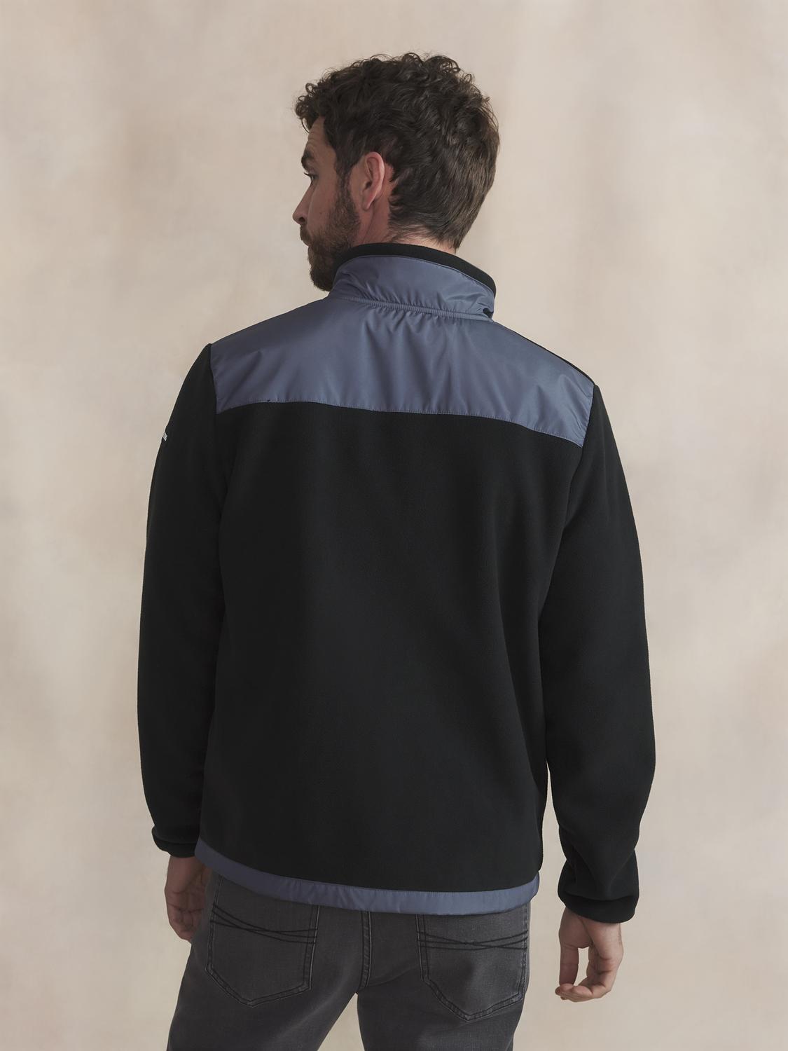 Sweat Zippé Homme Noir CADENZIP
