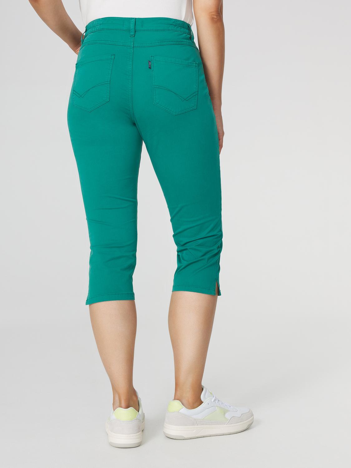 Corsaire Femme Ceinture Semi-élastiquée Vert SANTACOR