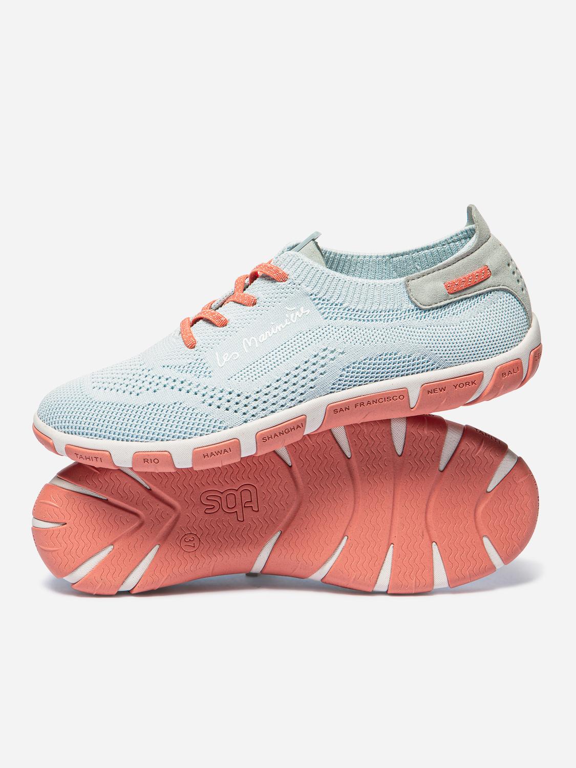 Tennis en toile femme air et peche JANESSA