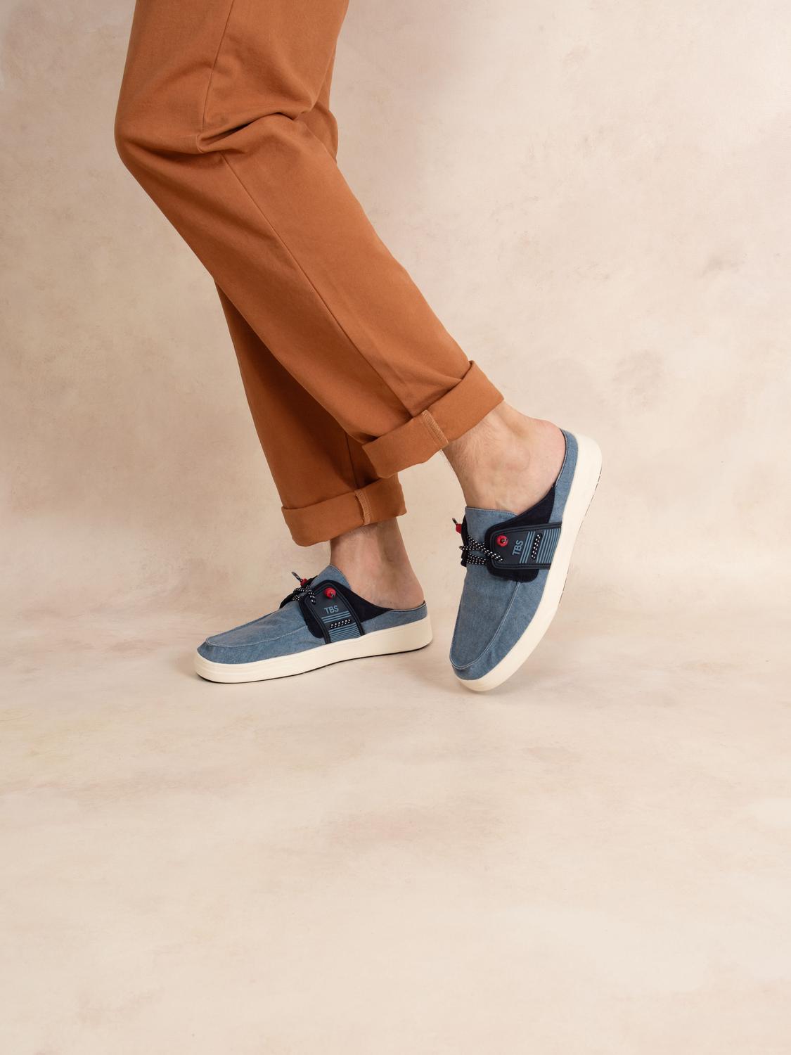 Mules homme blue denim GEOYATT