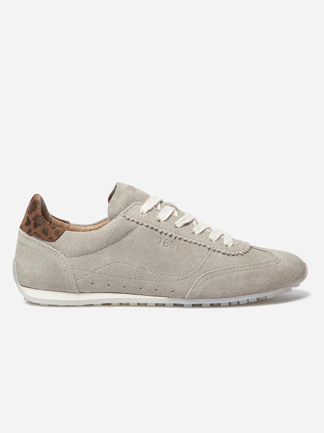 Tennis femme cuir beige ESTRELA