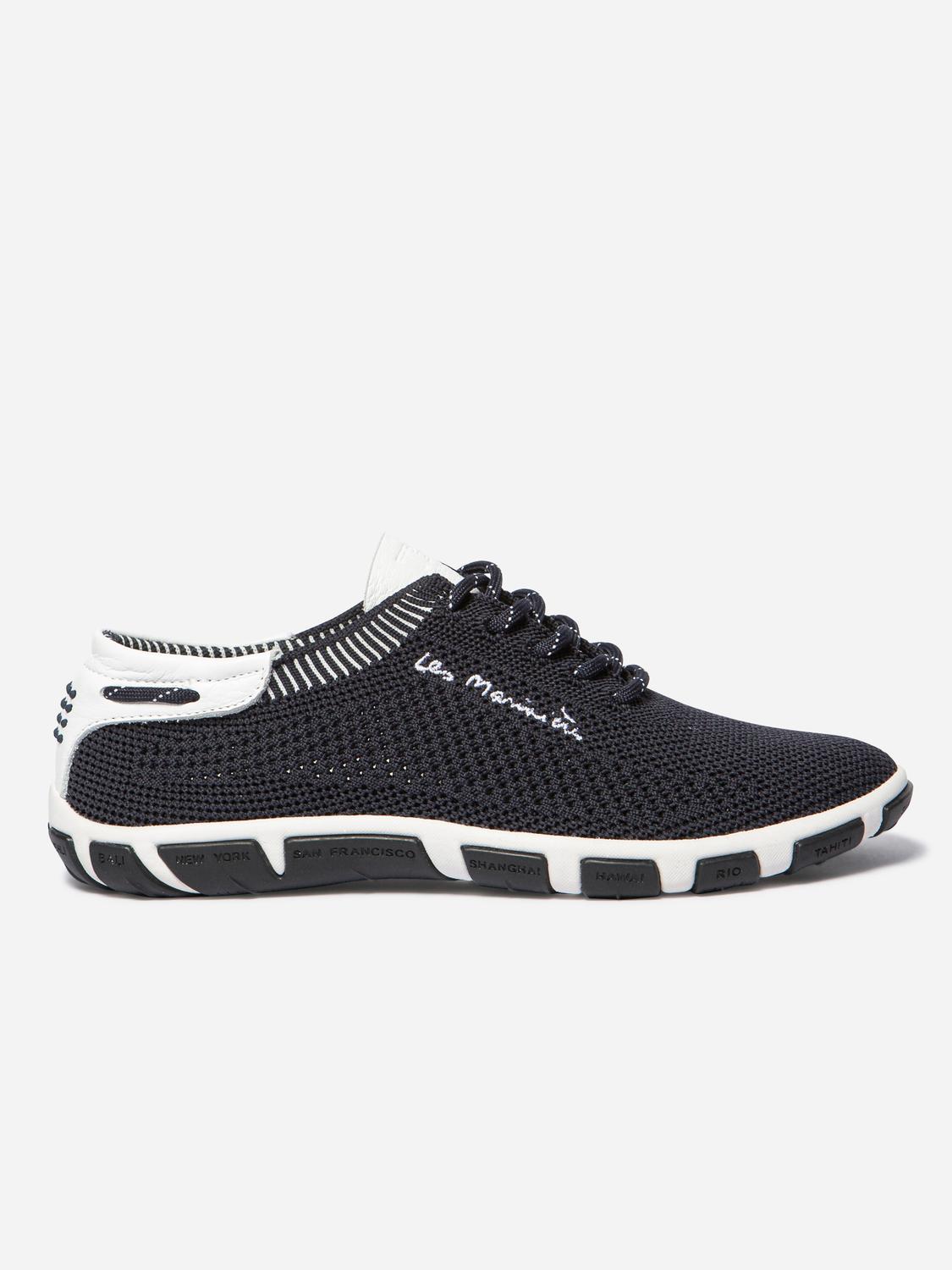 Tennis en toile femme raye baltic fonce JAZARIA