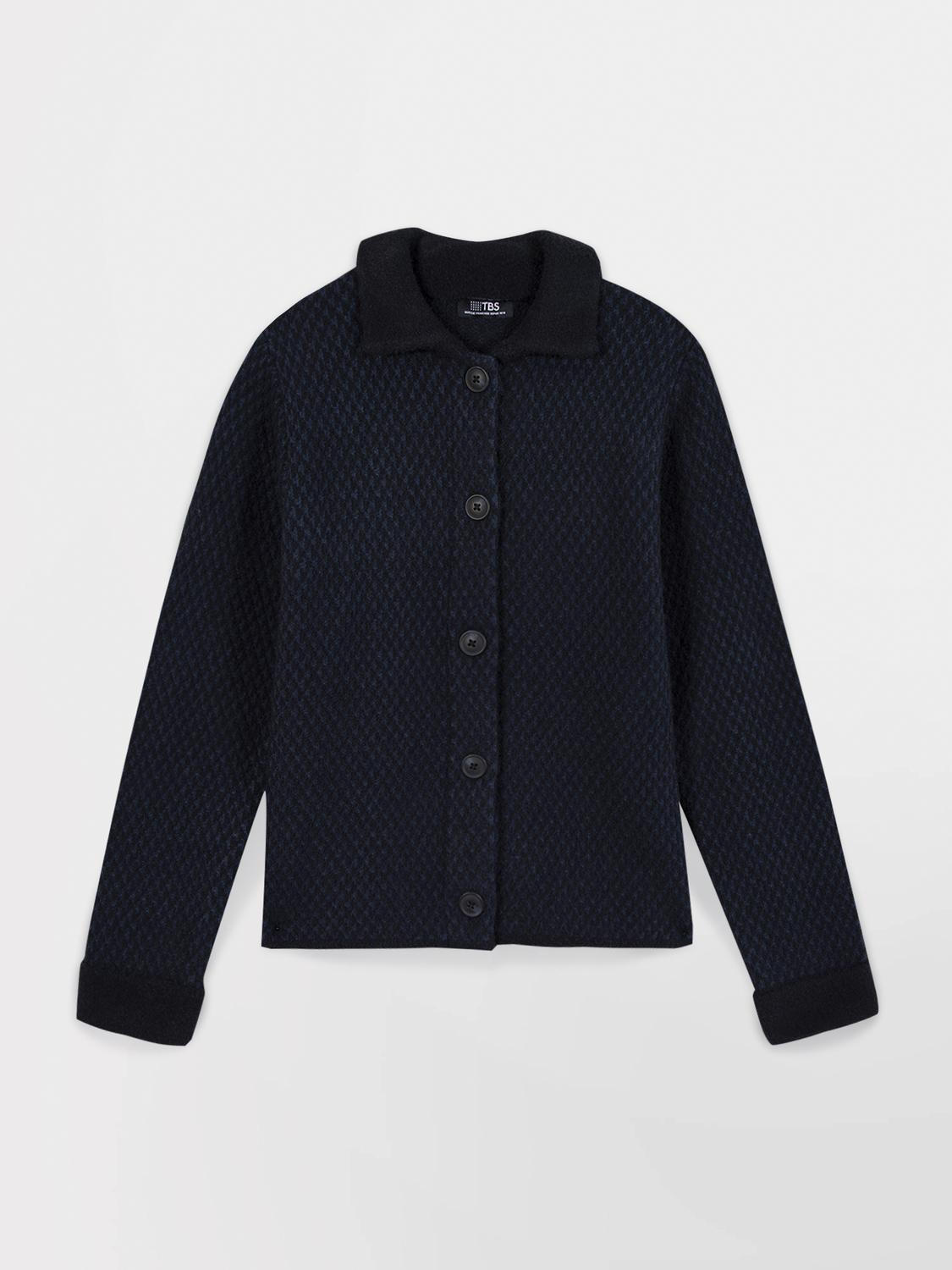 Gilet Marine Manches Longues Bleu JANANGIL Gilet Marine Manches Longues Bleu JANANGIL
