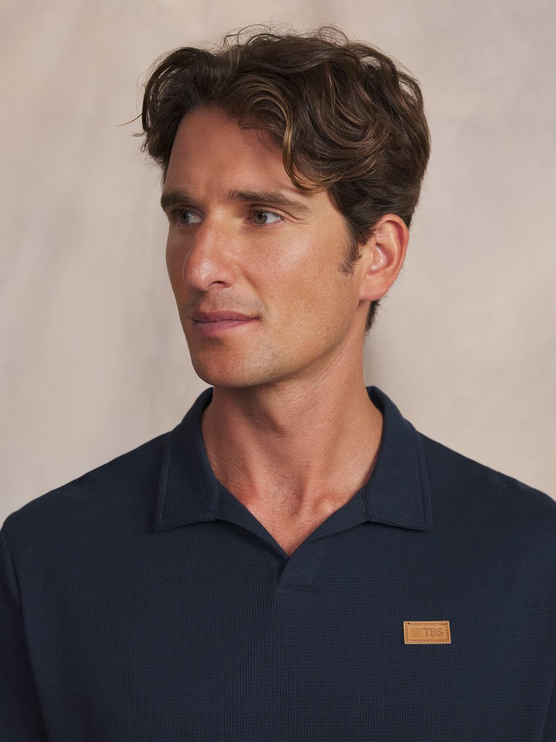 Polo homme navy WALLYPOL