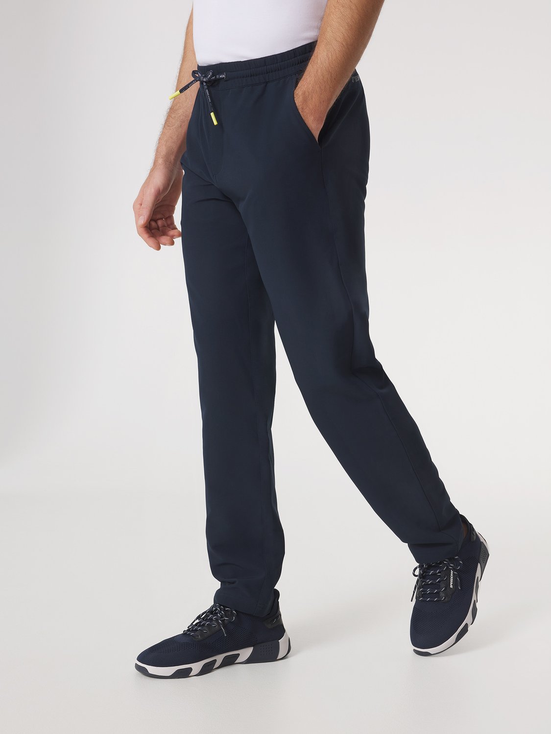 Pantalon Homme Stretch Ceinture Elastiquée Marine FLEXIPAN