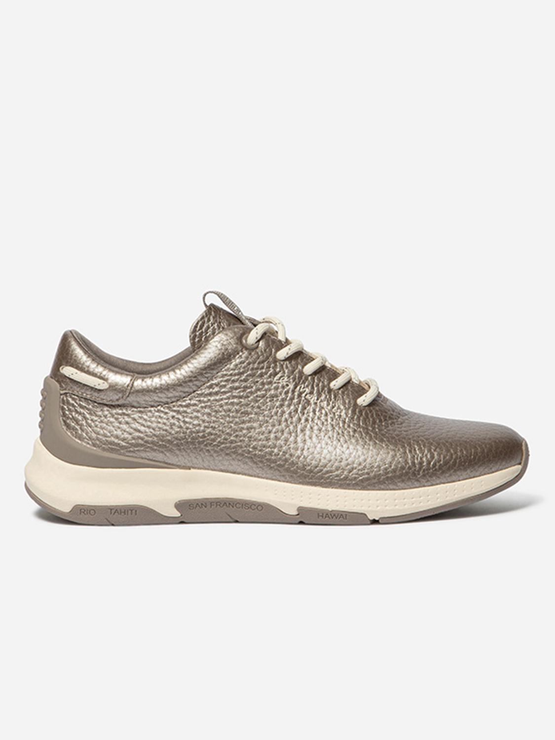 Tennis Femme Confort Cuir BronzeJAZZRUN Tennis Femme Confort Cuir BronzeJAZZRUN