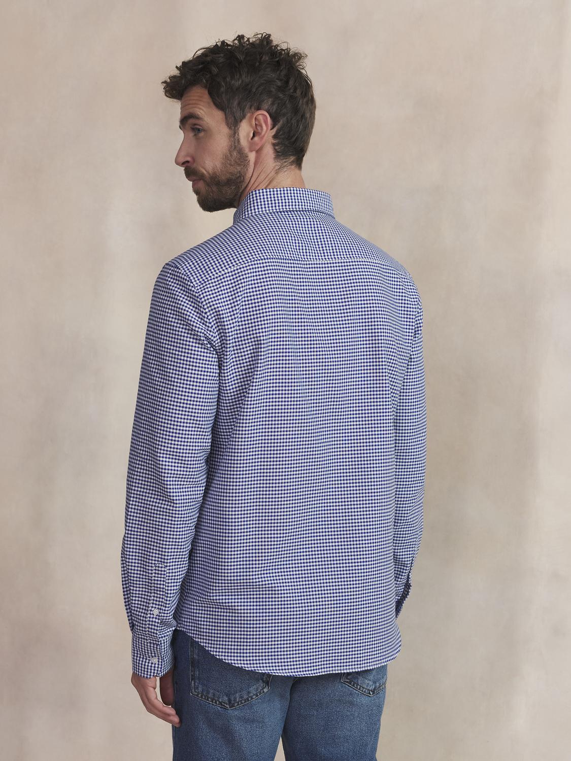 Chemise Homme Coton Marine LASLOCHE