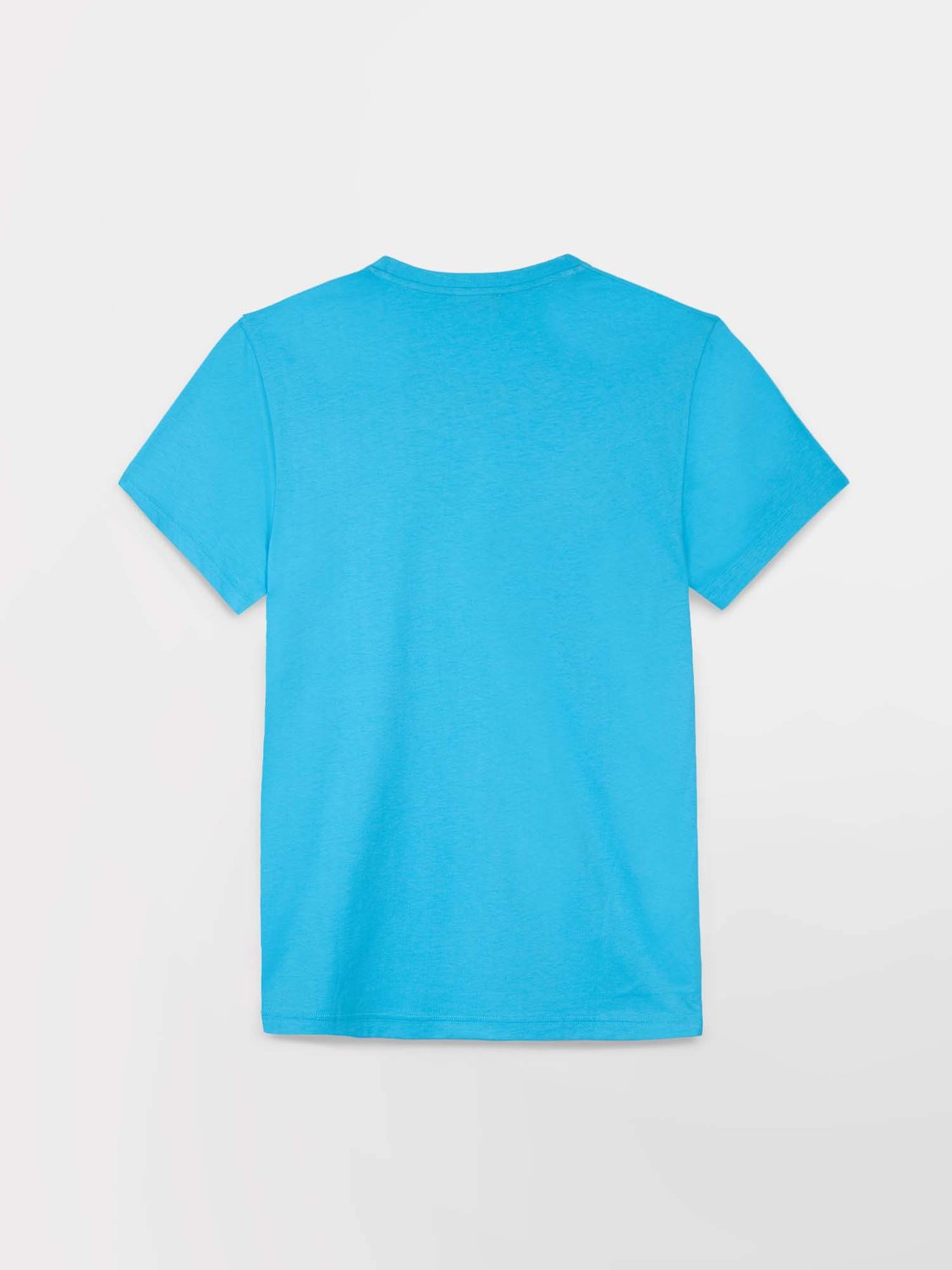 Tee Shirt Homme Manches Courtes Coton Biologique Turquoise