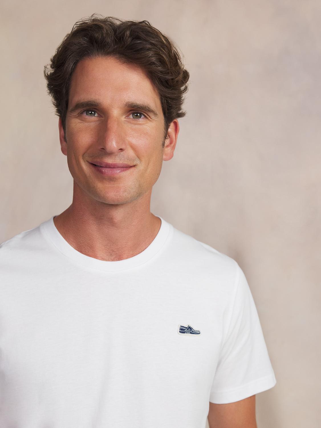 Men's knit T-shirt White ICONETEE