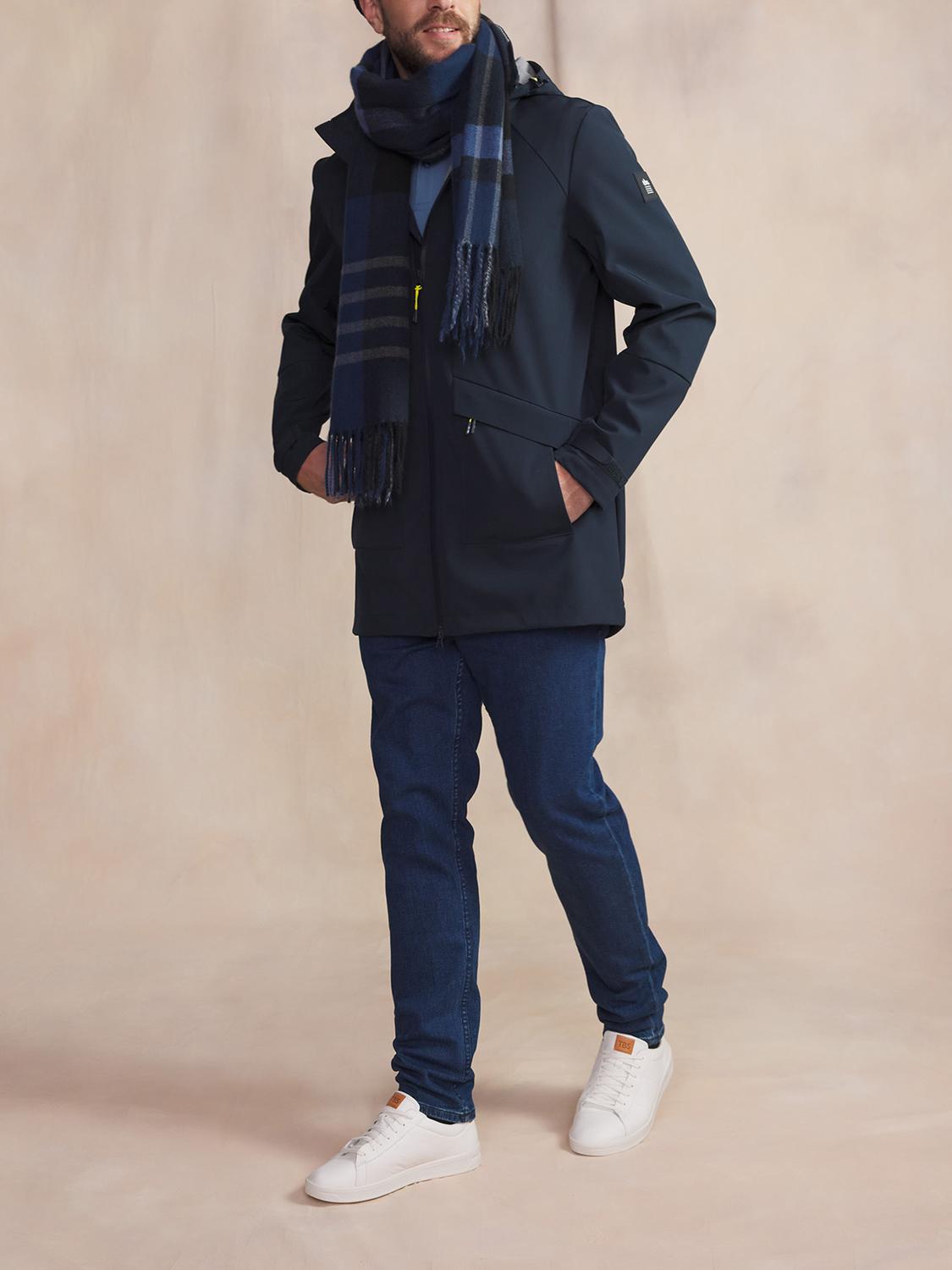 Manteau Long Homme Déperlant Marine HELNYLON