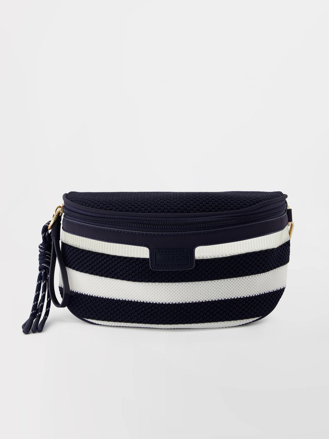 Sac banane femme raye marine JAZABAN