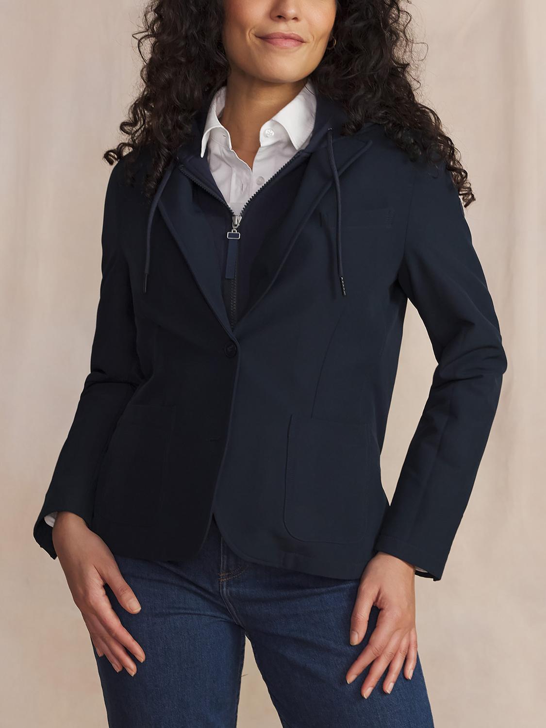 Veste Femme Capuche Amovible Doublé Marine POLLYVES