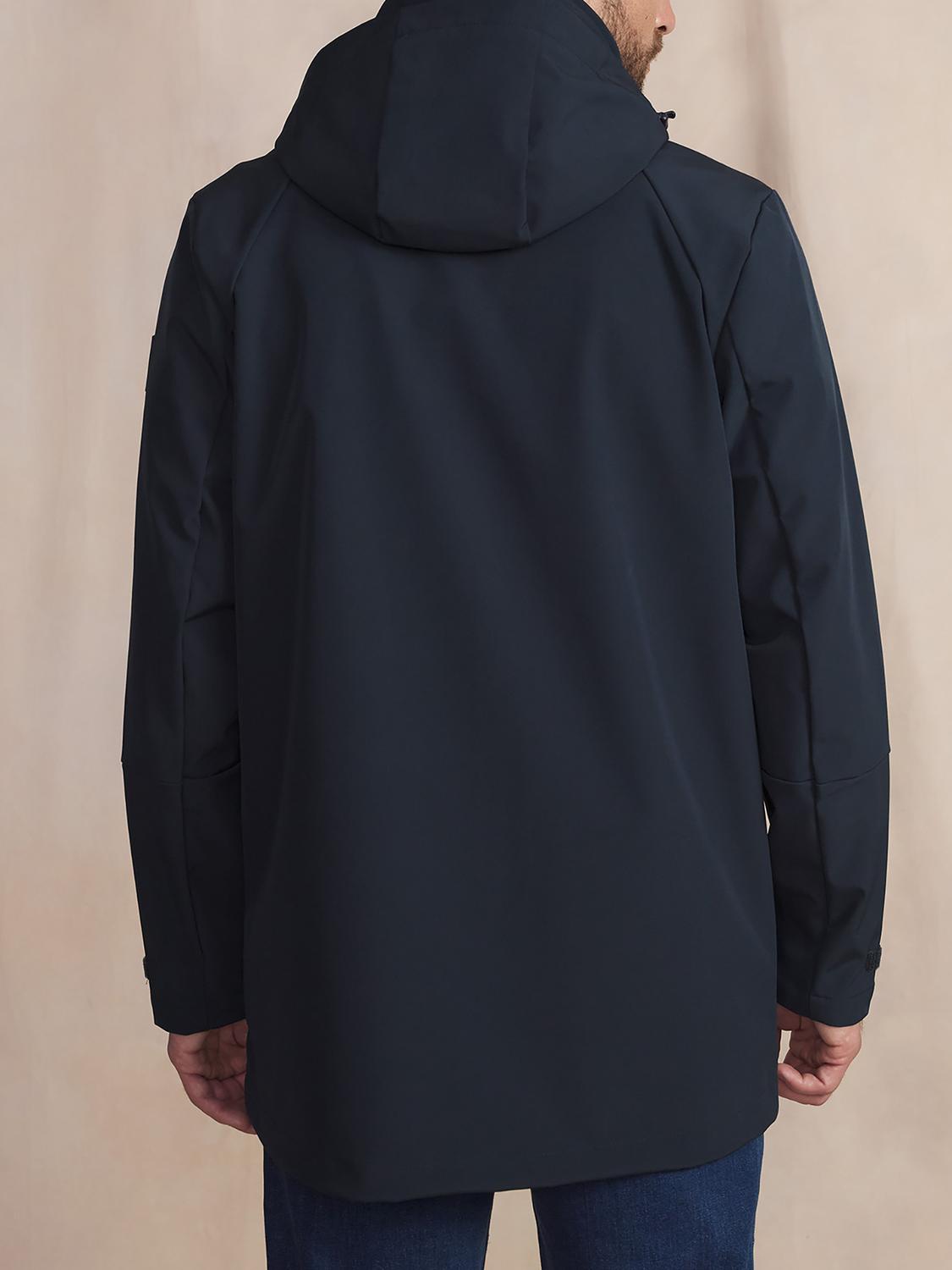 Manteau Long Homme Déperlant Marine HELNYLON