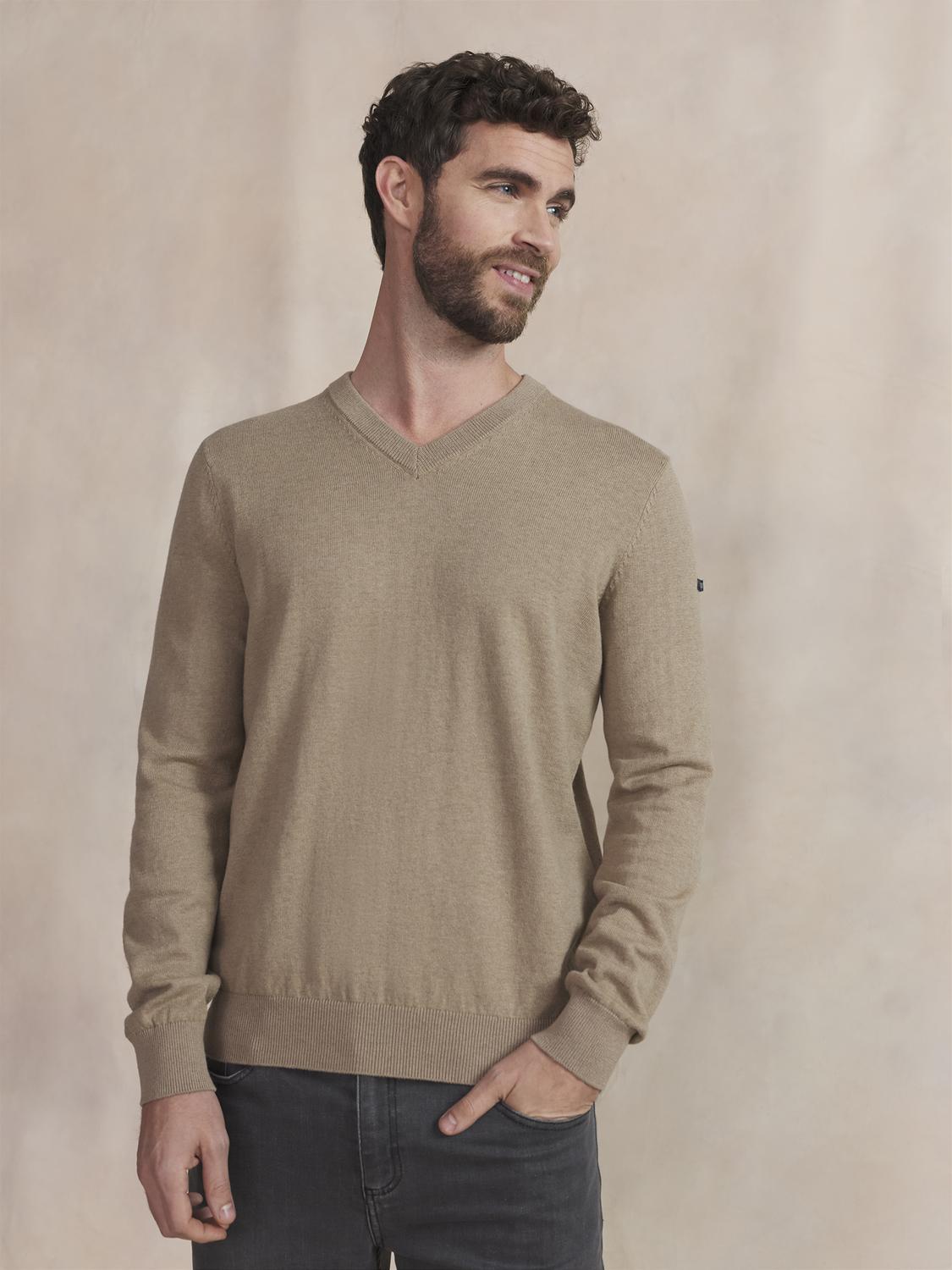 Pull Homme Beige MALIKVER