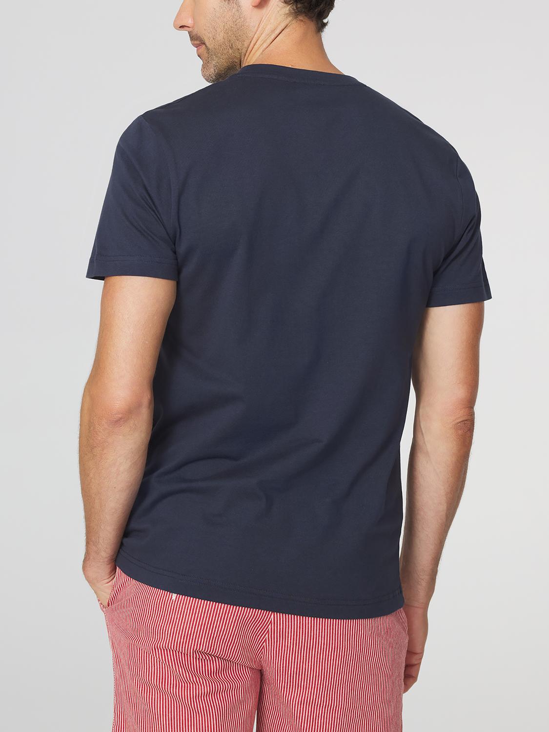 T-shirt Homme Marine HERVETEE