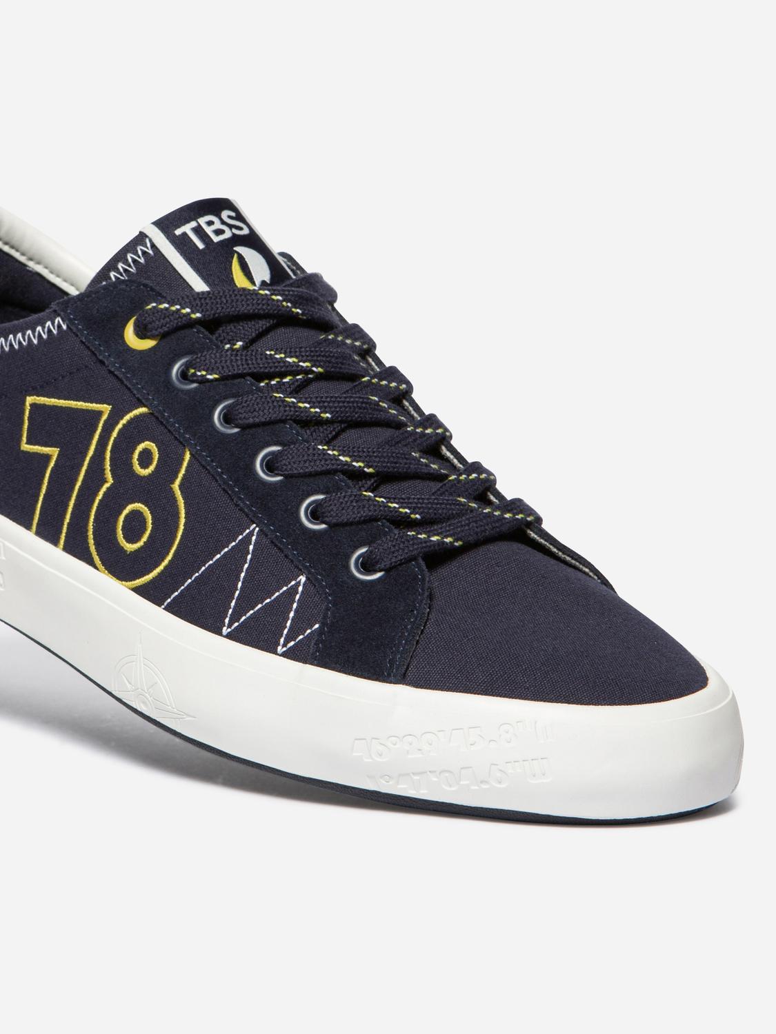 Men's canvas sneakers Navy ALLBOAT