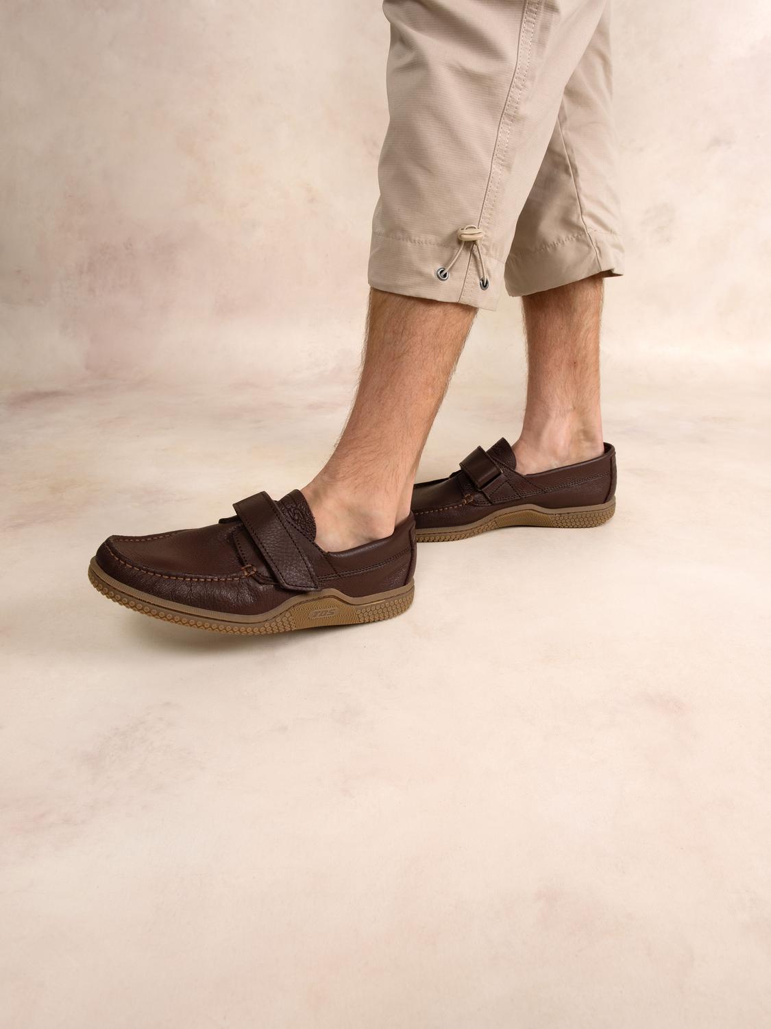 Chaussures bateau homme chocolat GALAIS