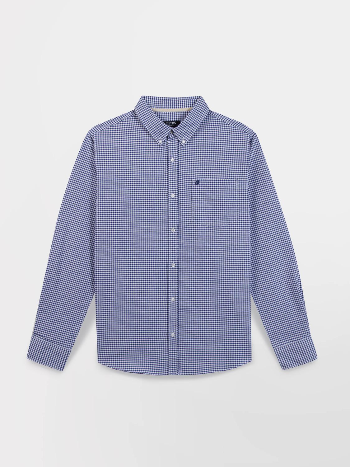 Chemise Homme Coton Marine LASLOCHE