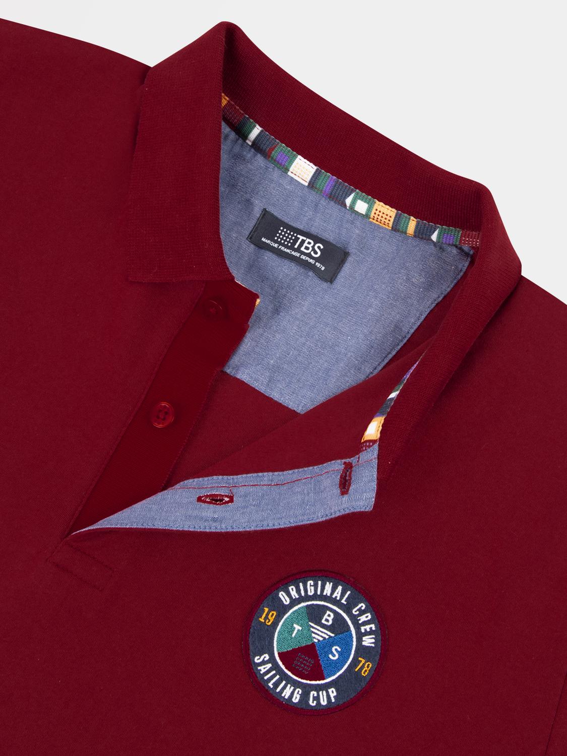 Polo Manches Courtes Rouge VALDEPOL Polo Manches Courtes Rouge VALDEPOL
