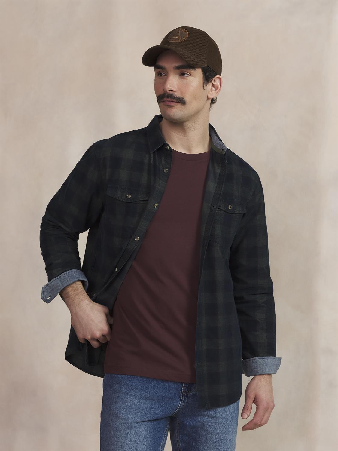 Chemise Homme Flanelle Lichen FLAYDCHE
