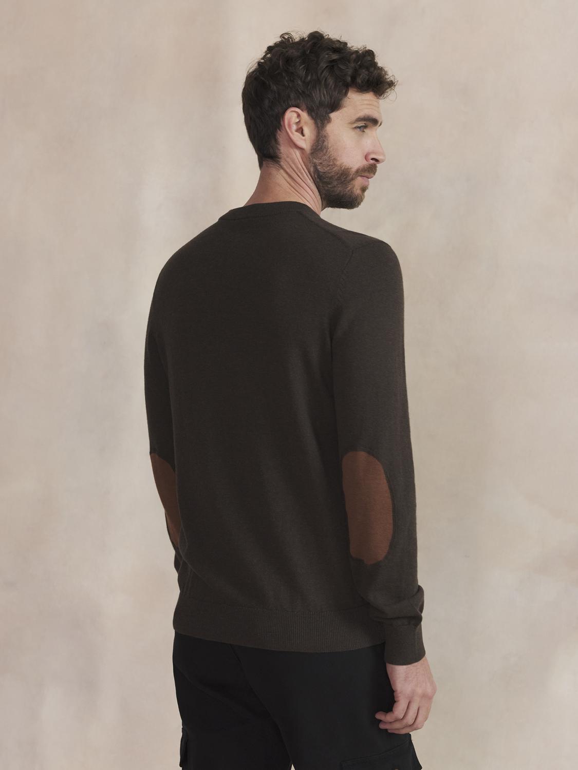 Pull Homme Brun MALIKRON