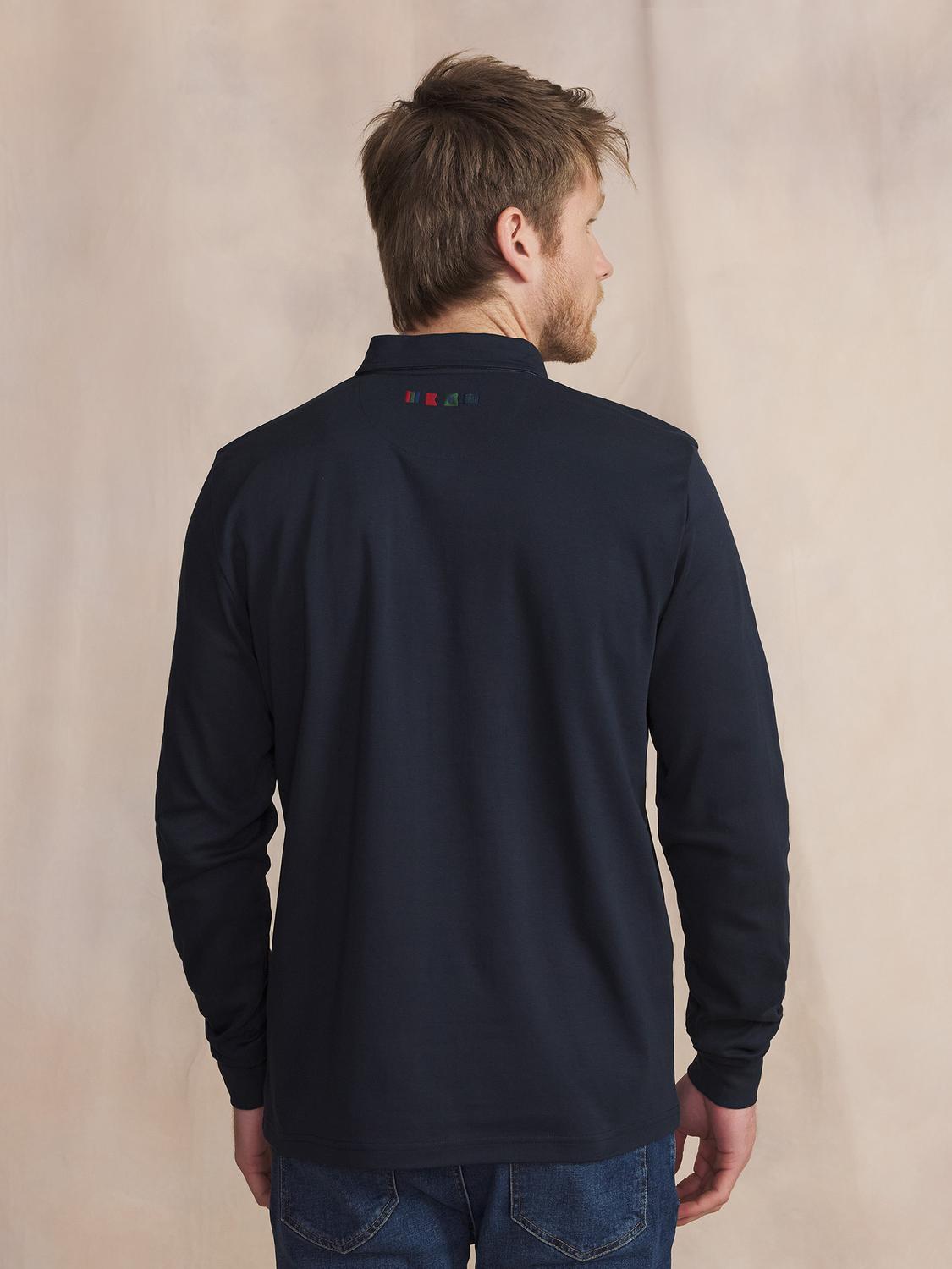 Polo Marine Manches Longues Bleu VALONPOL Polo Marine Manches Longues Bleu VALONPOL