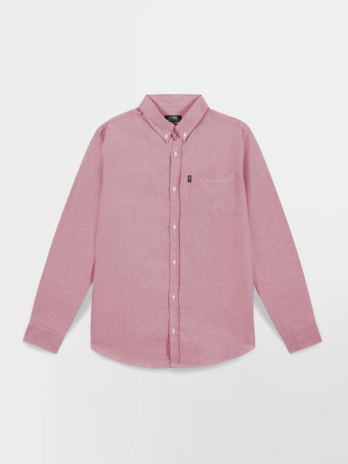 Chemise Manches Longues Rouge BRADYCHE Chemise Manches Longues Rouge BRADYCHE