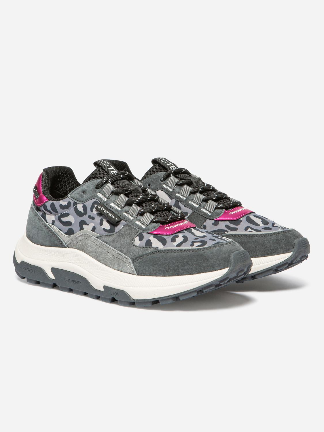 Tennis Noir Leopard JAZONNE Tennis Noir Leopard JAZONNE