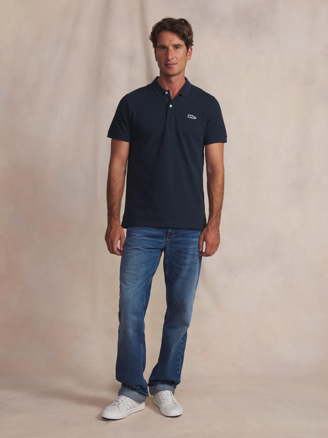 Polo homme navy ICONEPOL