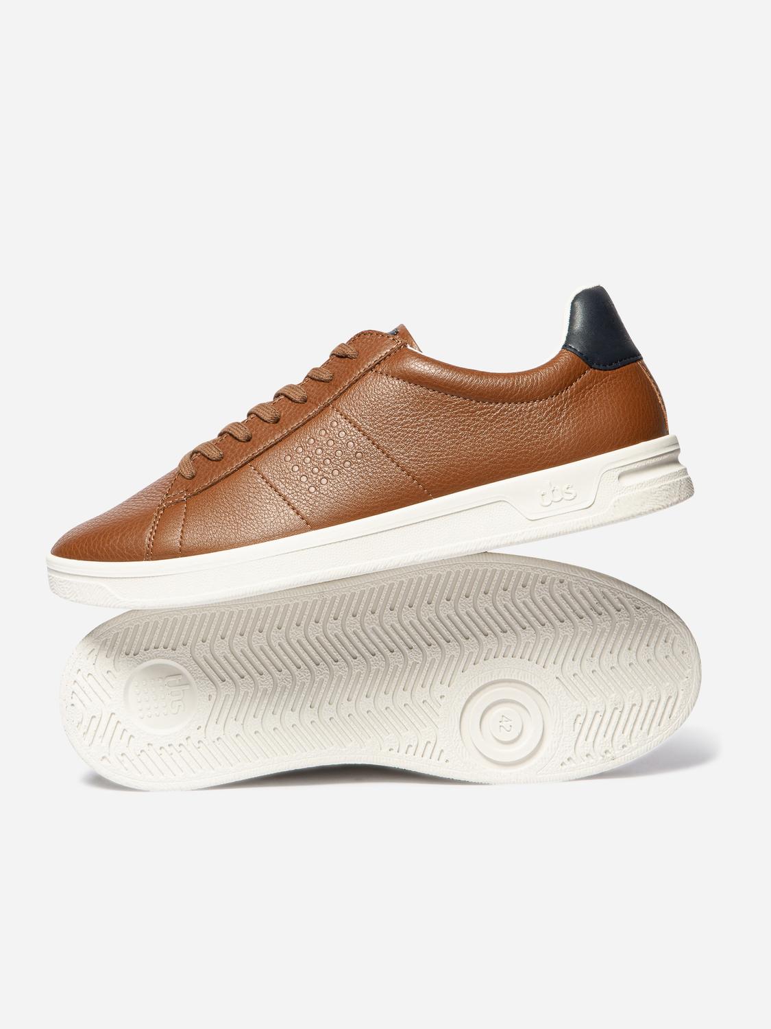Baskets Homme Fabriquées En France Cuir Marron FLAUBER Baskets Homme Fabriquées En France Cuir Marron FLAUBER